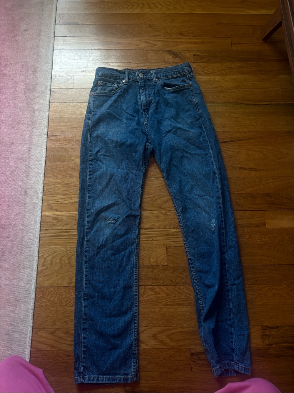 Levi's Dark Blue Straight Jeans